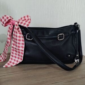 Etienne Aigner Equestrian Style Genuine Leather Shoulder